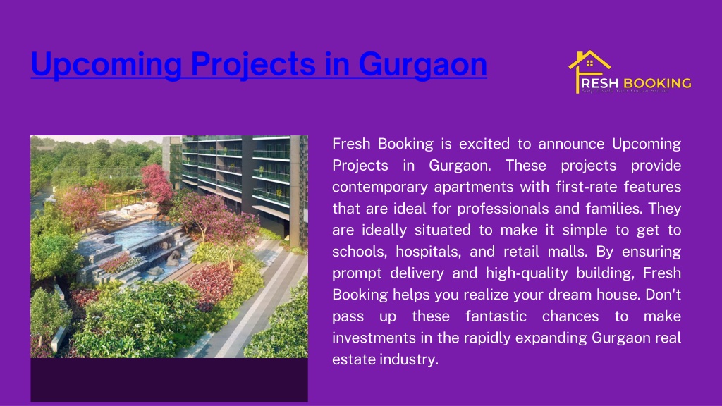 PPT Upcoming Projects In Gurgaon Your Gateway To Modern Living