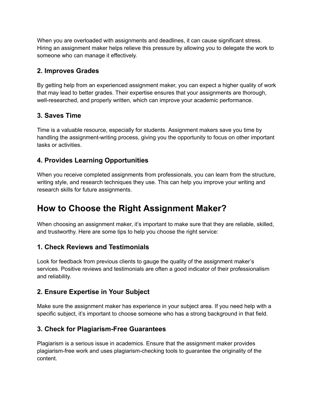 Ppt The Role Of An Assignment Maker Your Guide To Getting Help With