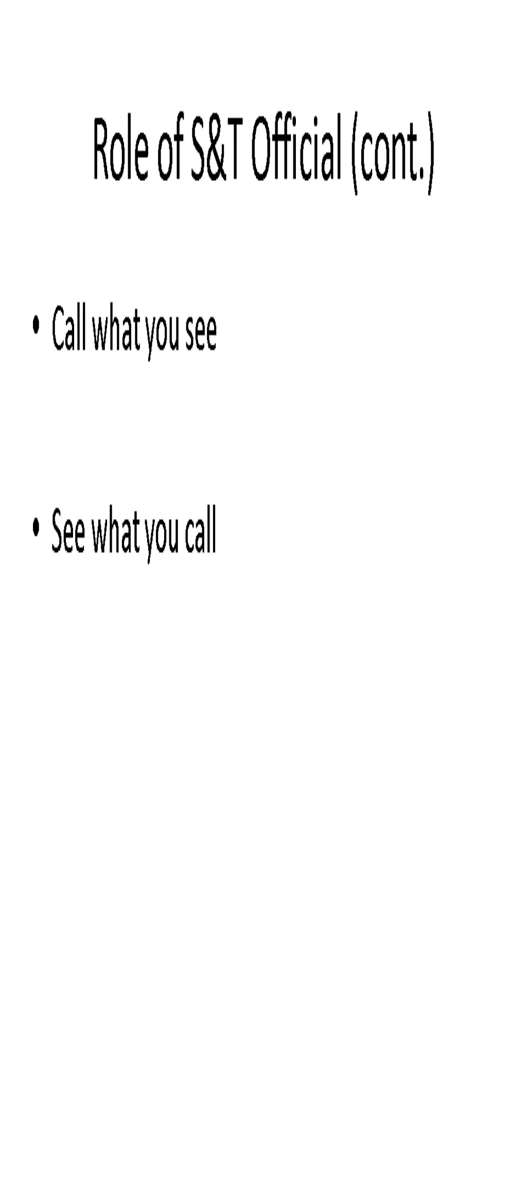 role of s t official cont 9