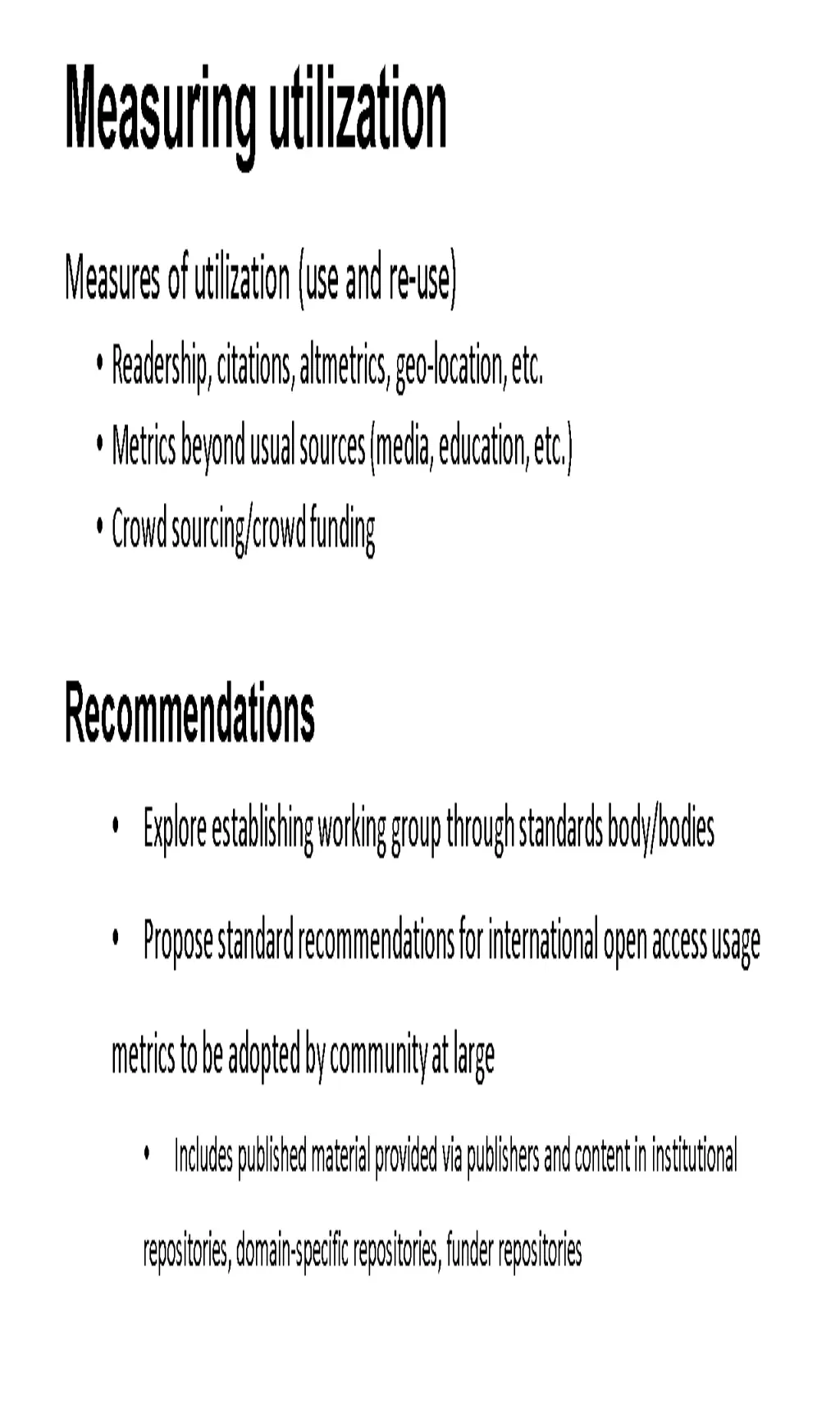 measuring utilization