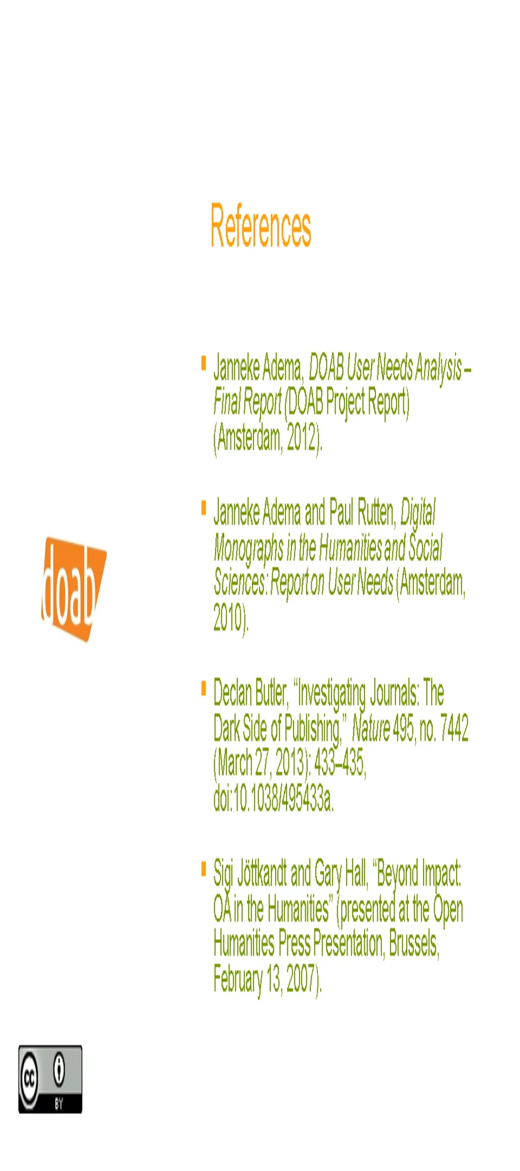 references