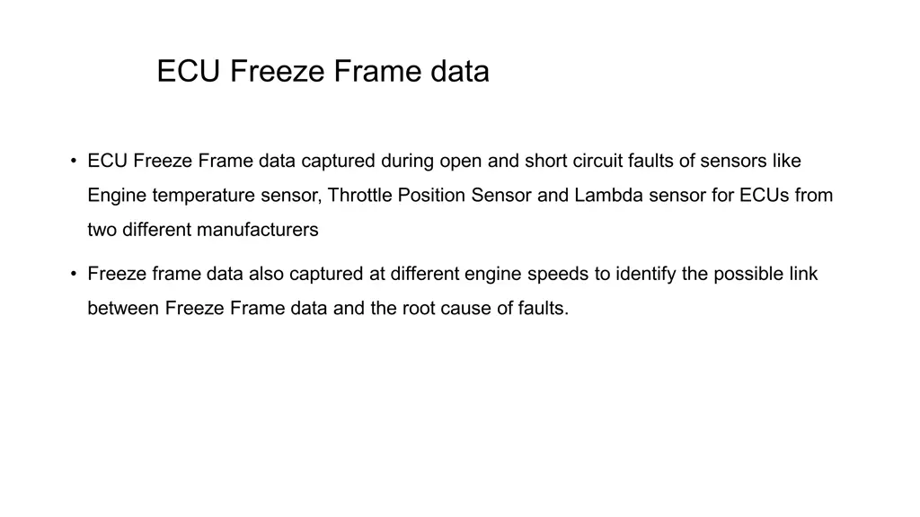 ecu freeze frame data