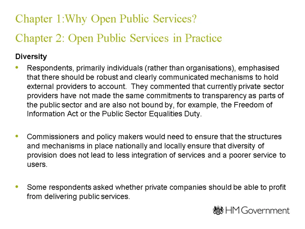 chapter 1 why open public services 1