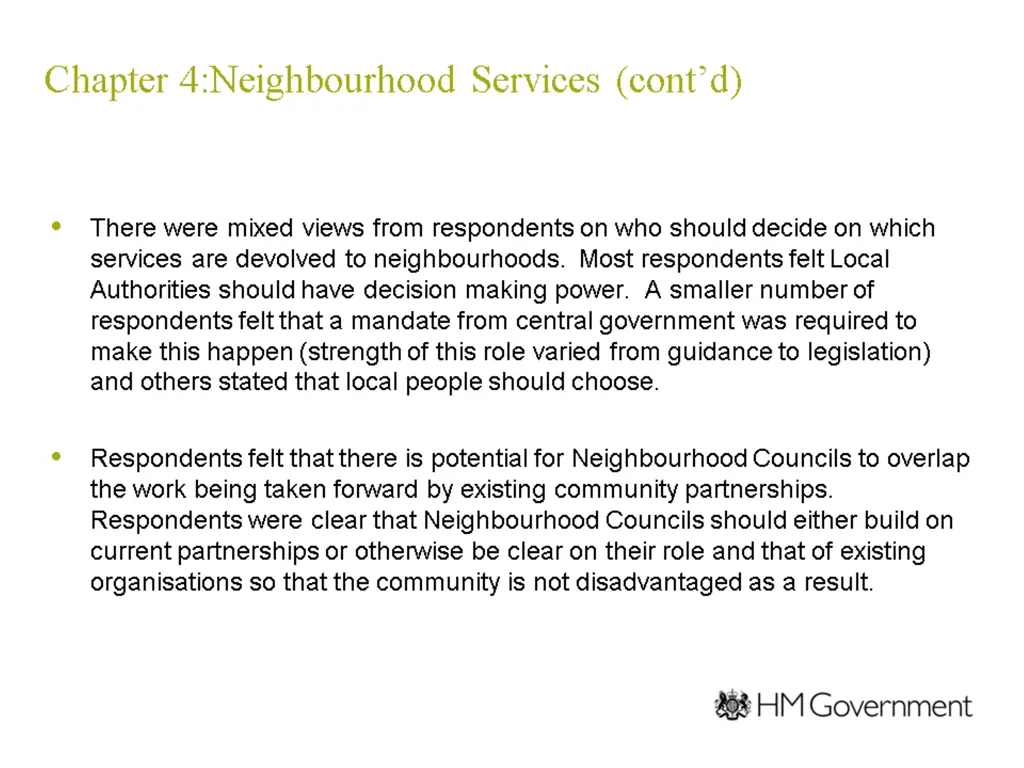 chapter 4 neighbourhood services cont d