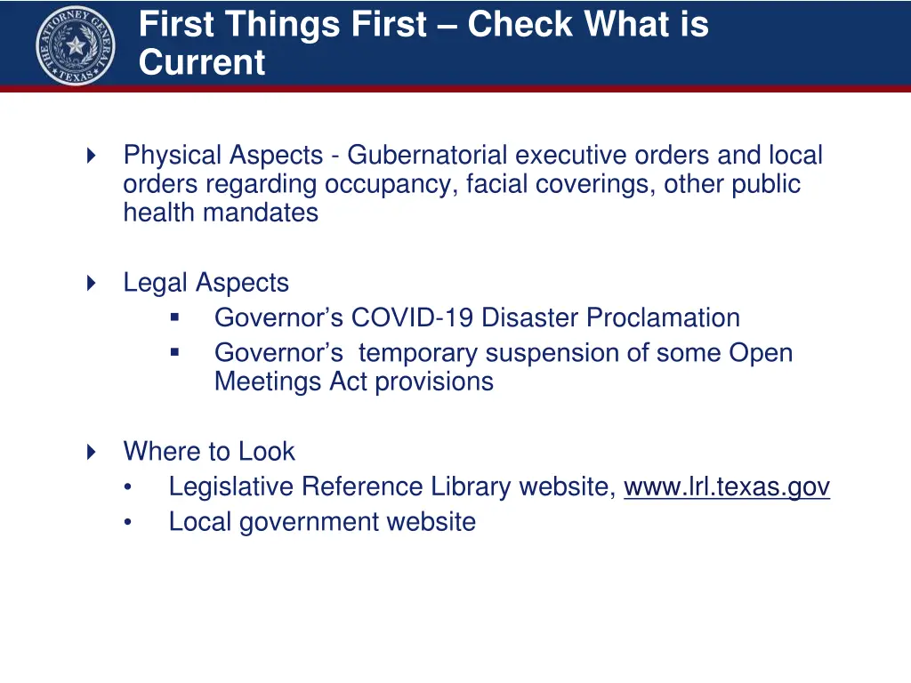 first things first check what is current