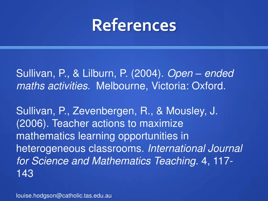 references