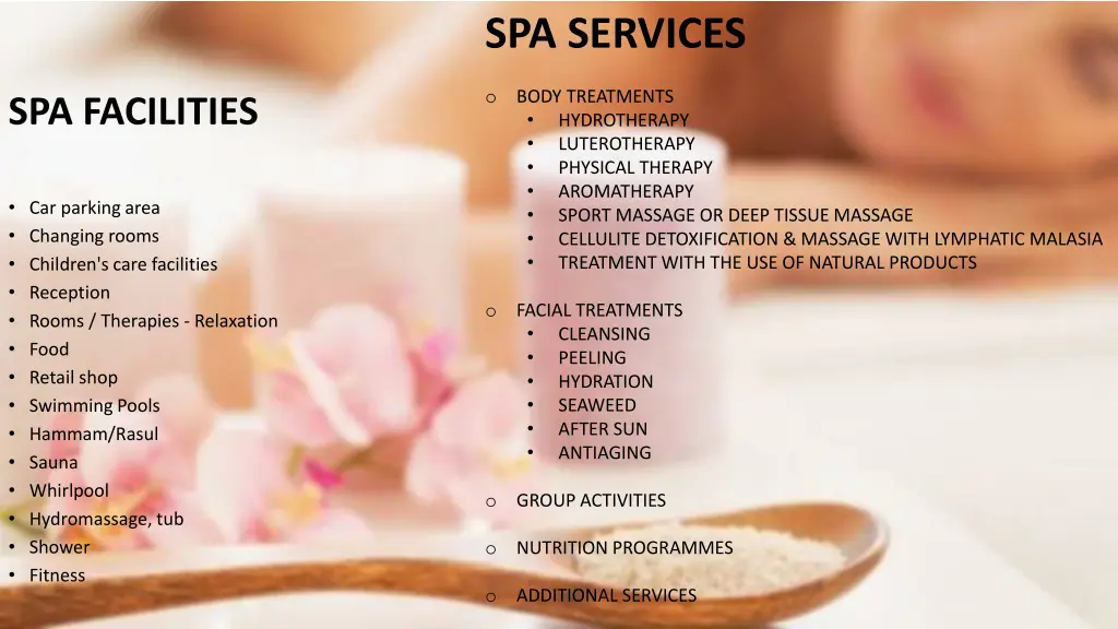 spa services