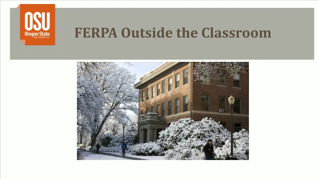 ferpa outside the classroom