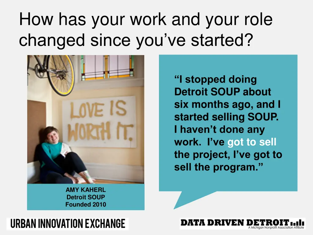 how has your work and your role changed since