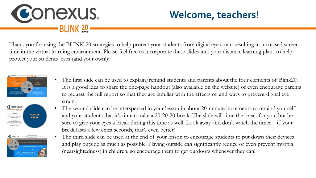 welcome teachers