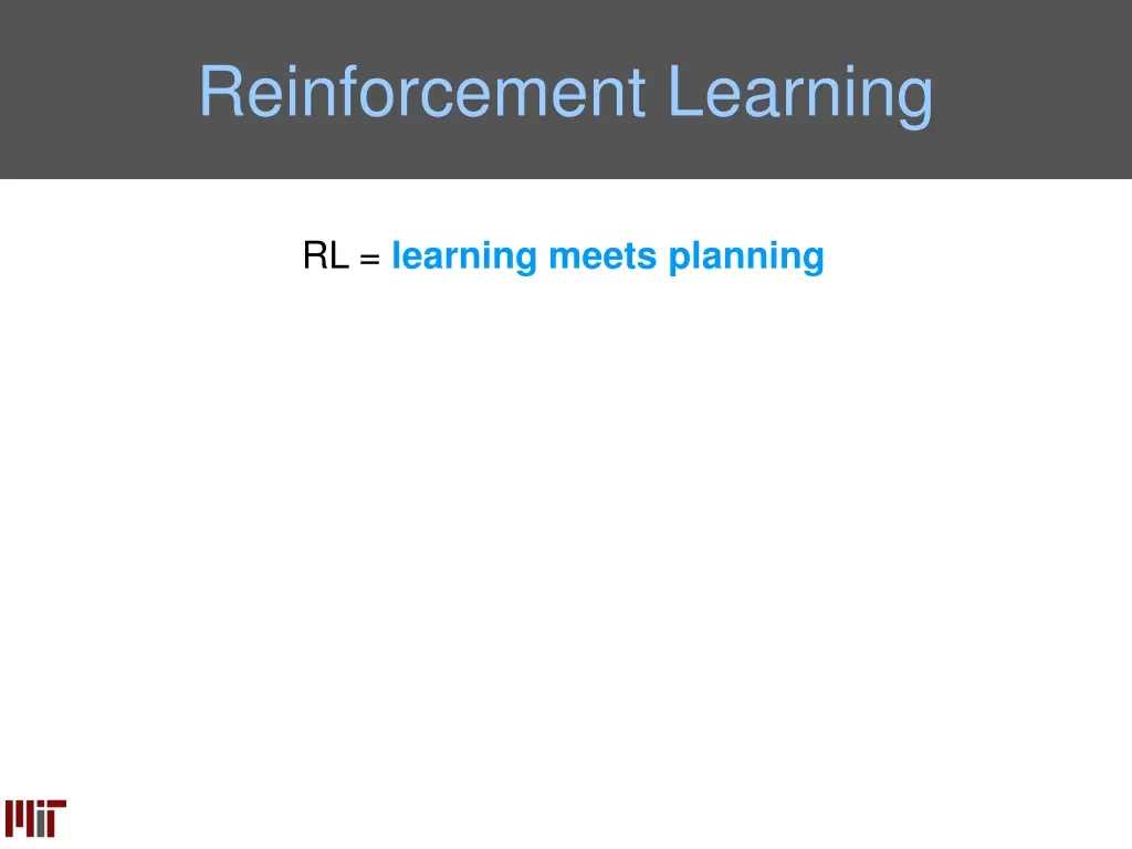 reinforcement learning