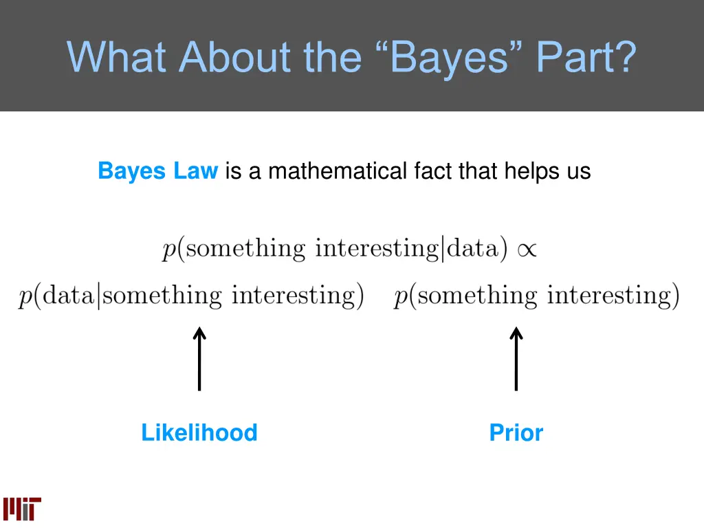 what about the bayes part