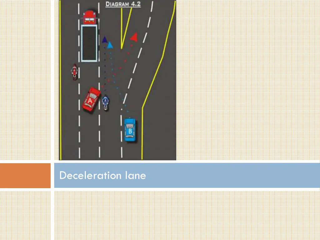 deceleration lane