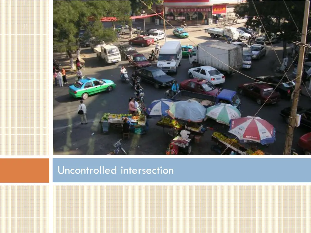 uncontrolled intersection