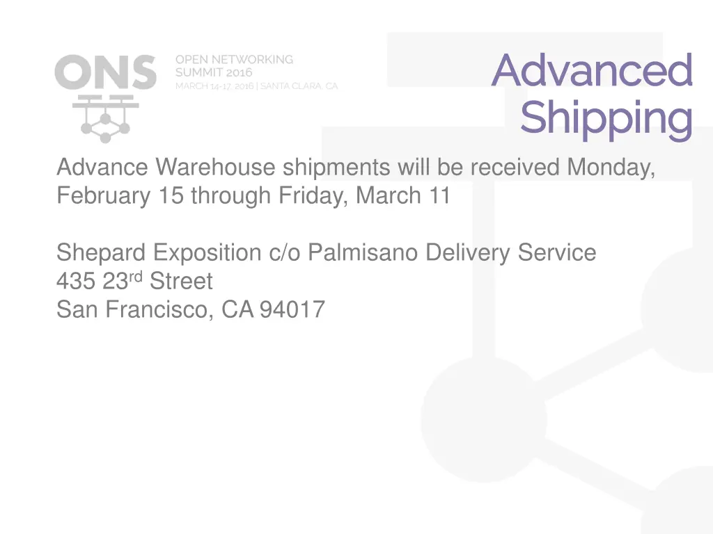 advanced advanced shipping shipping