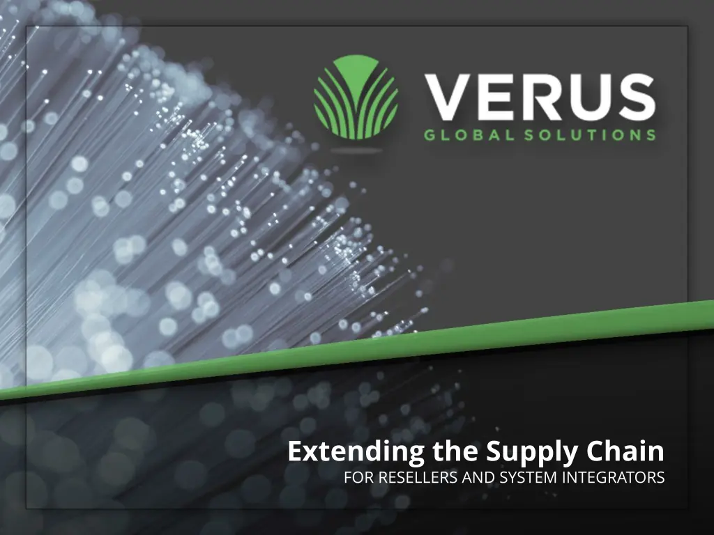 extending the supply chain for resellers