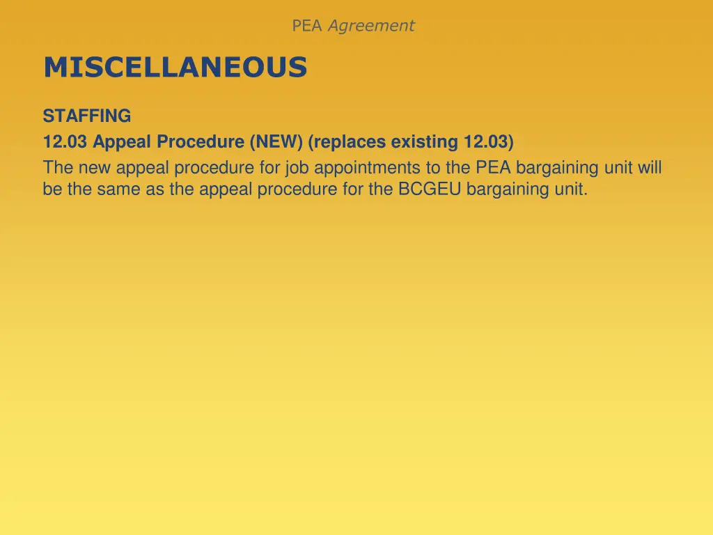 pea agreement 7