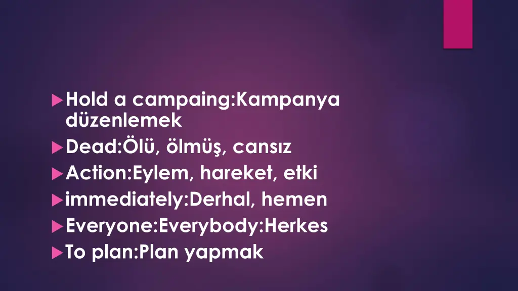 hold a campaing kampanya d zenlemek dead