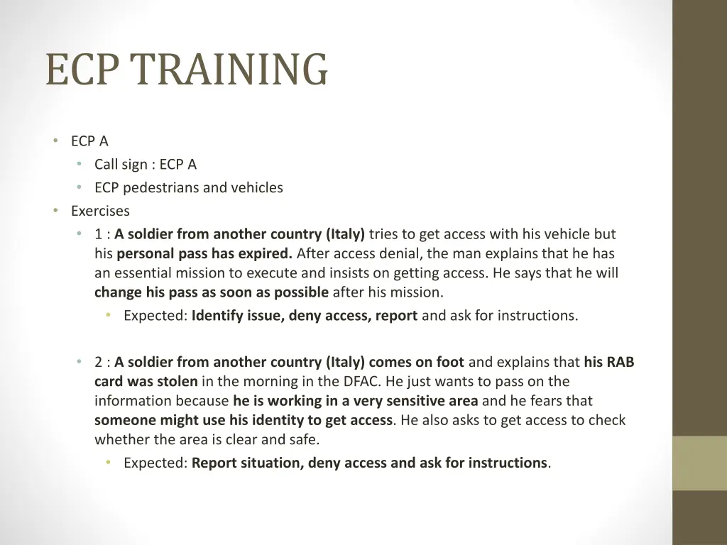 ecp training 1