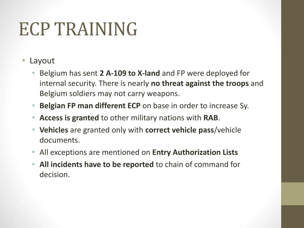 ecp training