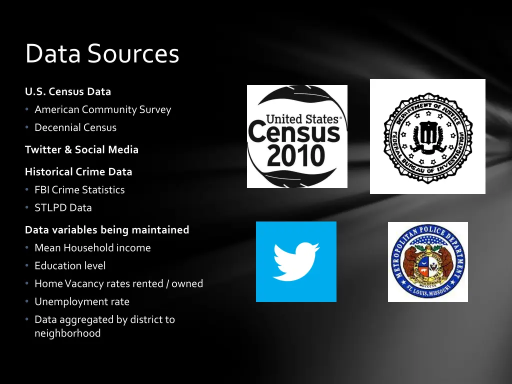 data sources