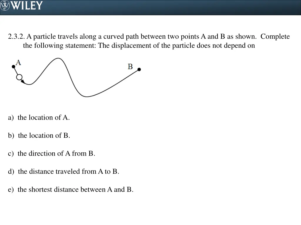 2 3 2 a particle travels along a curved path
