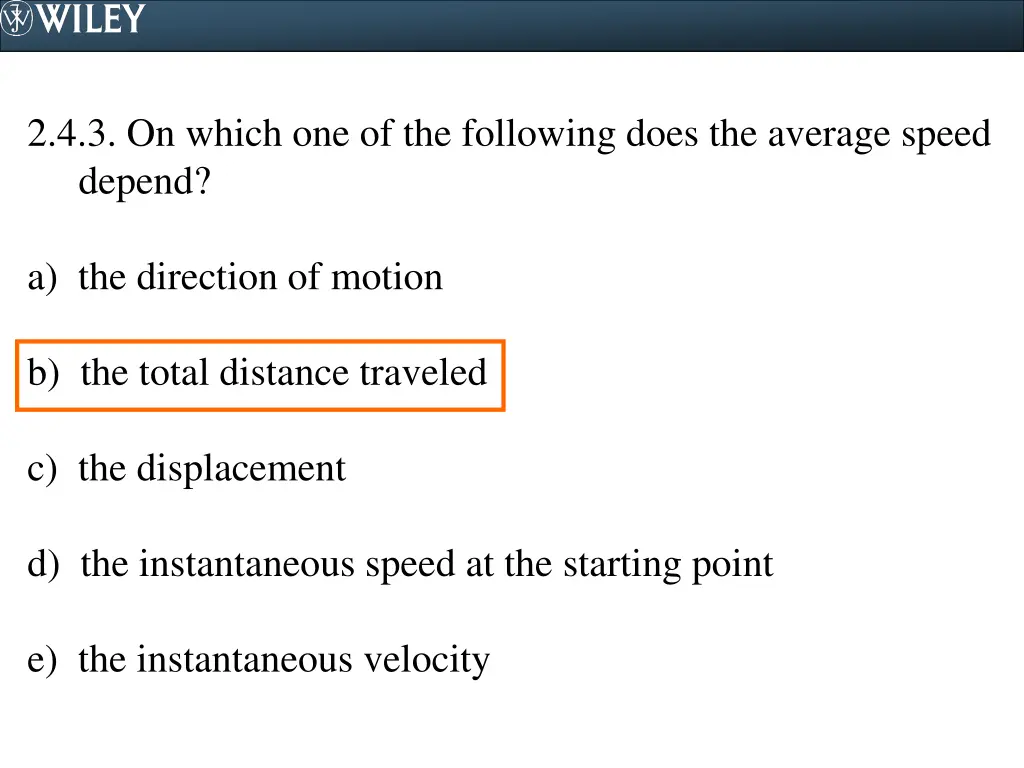 2 4 3 on which one of the following does 1
