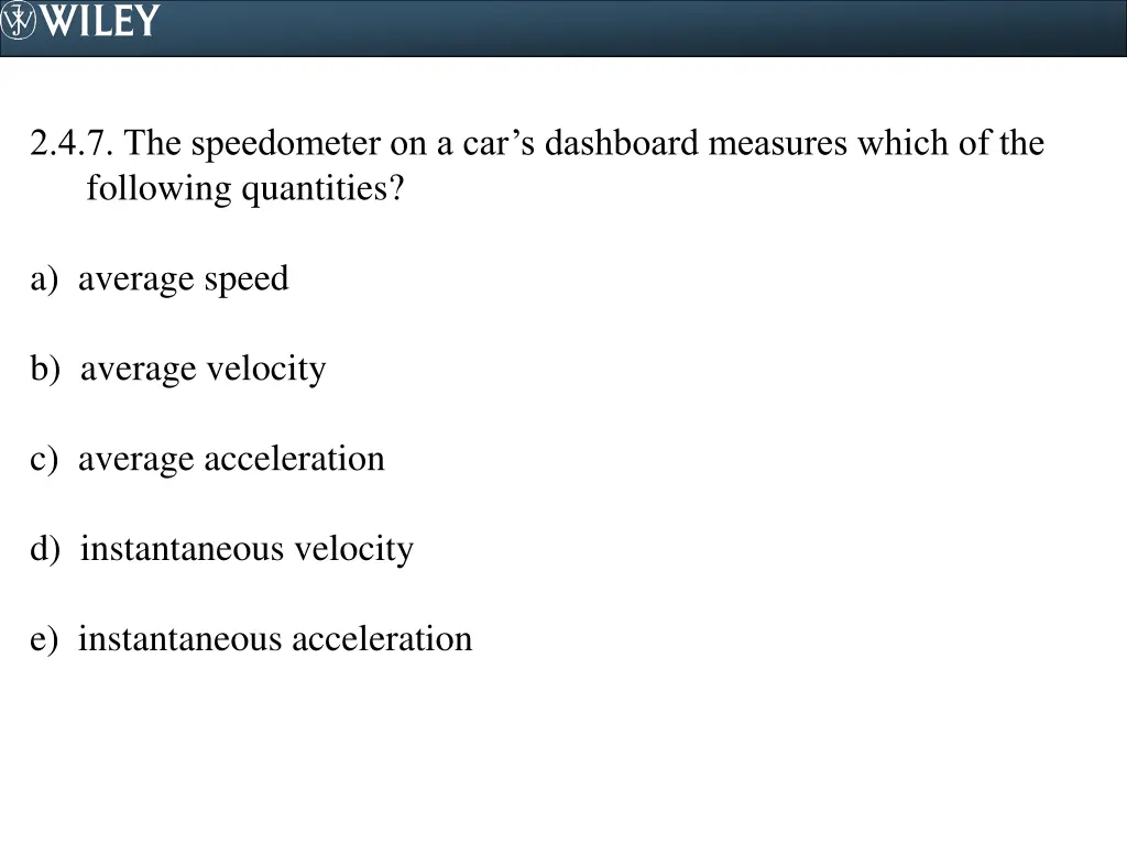 2 4 7 the speedometer on a car s dashboard