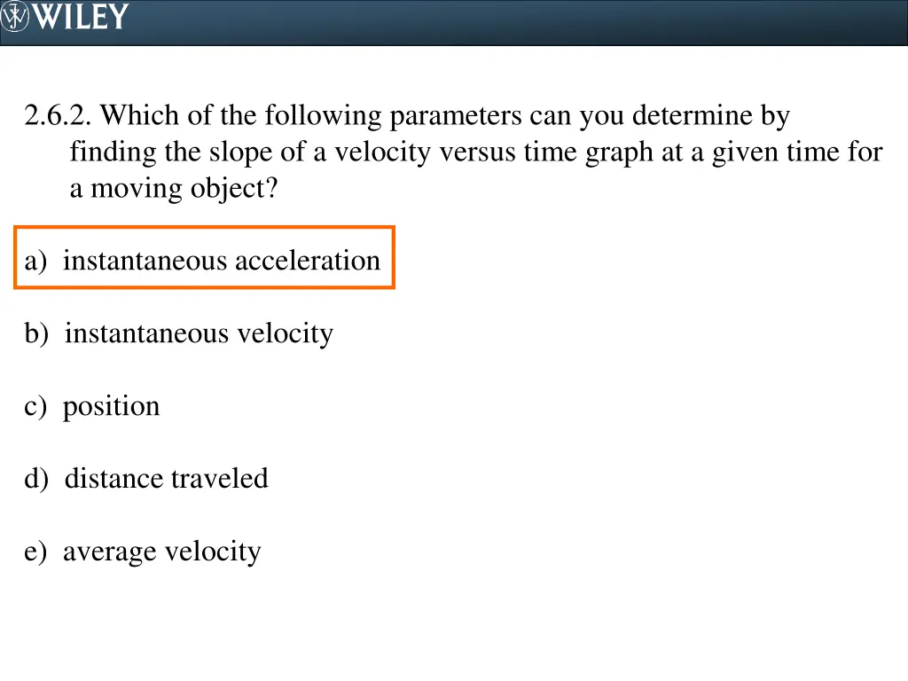 2 6 2 which of the following parameters 1