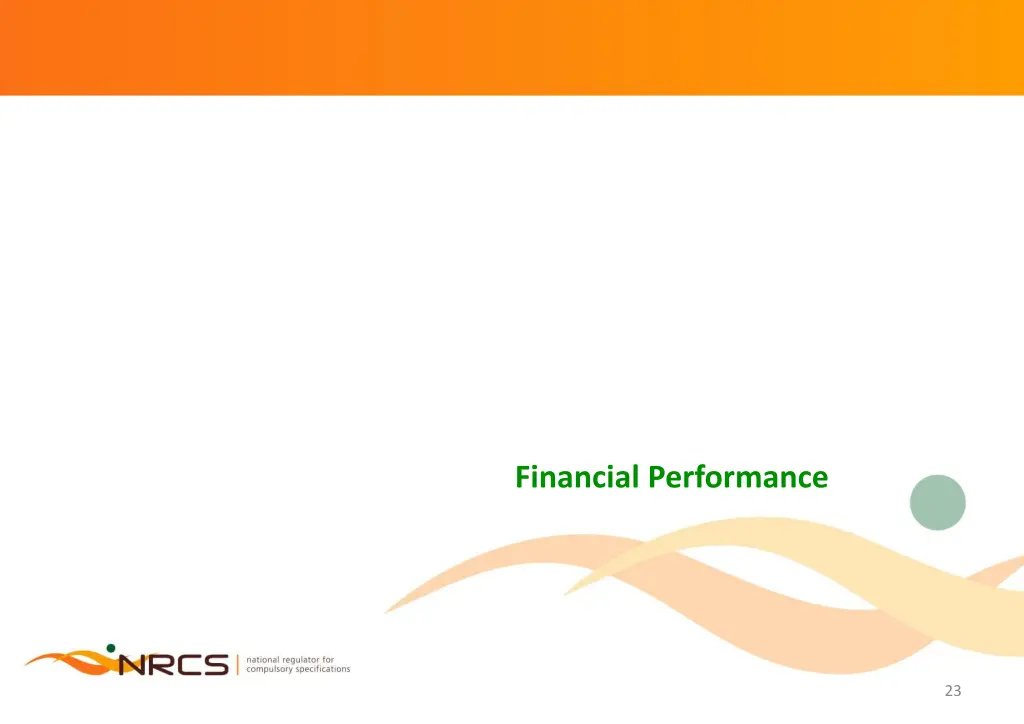 financial performance