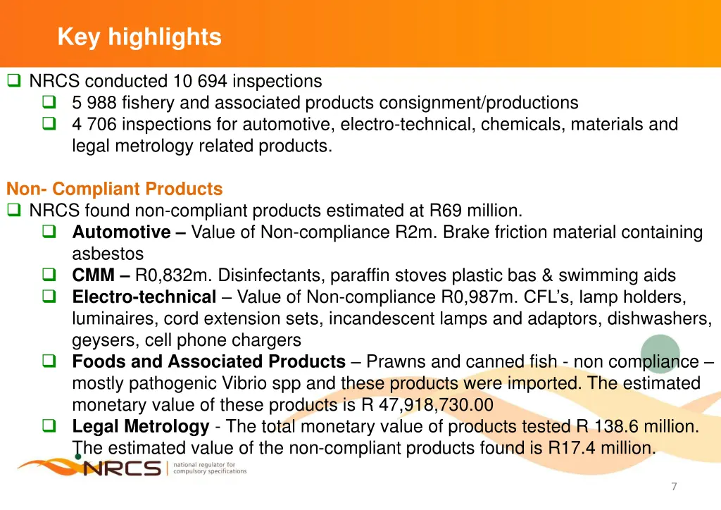 key highlights