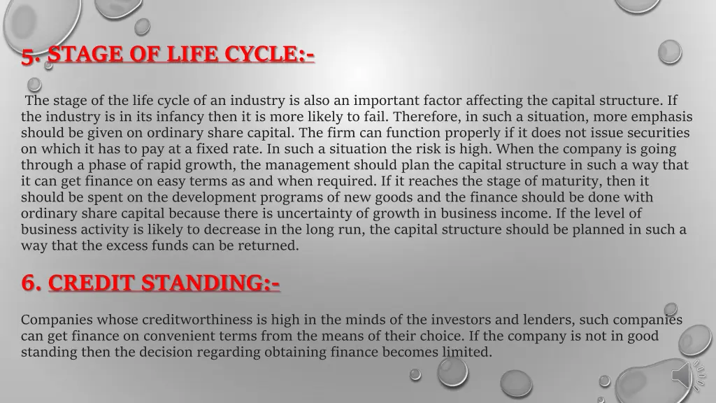 5 stage of life cycle