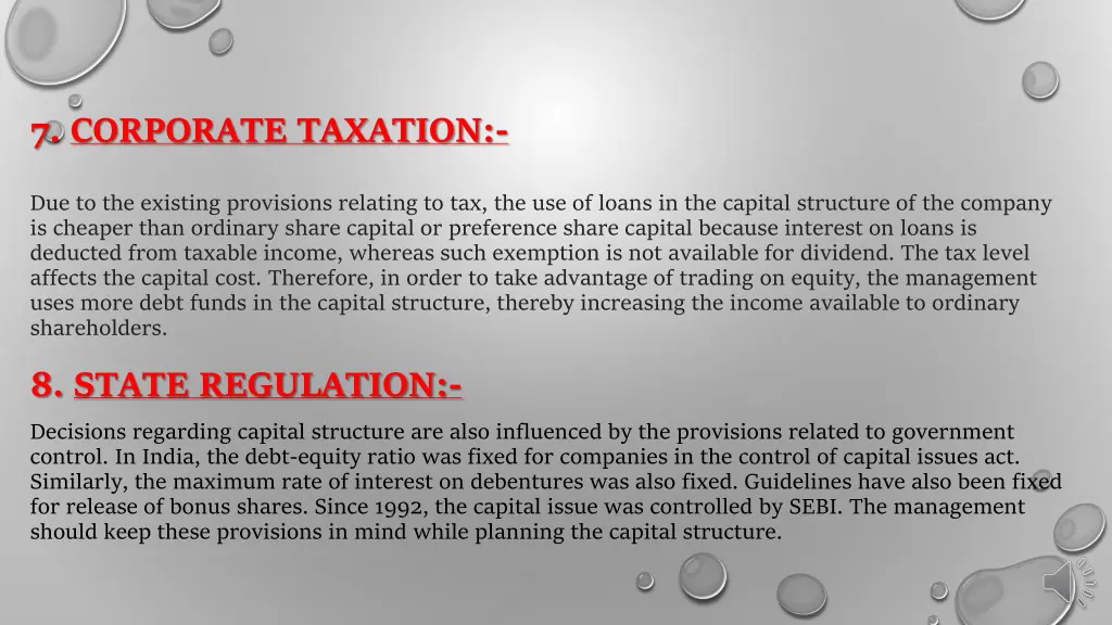 7 corporate taxation