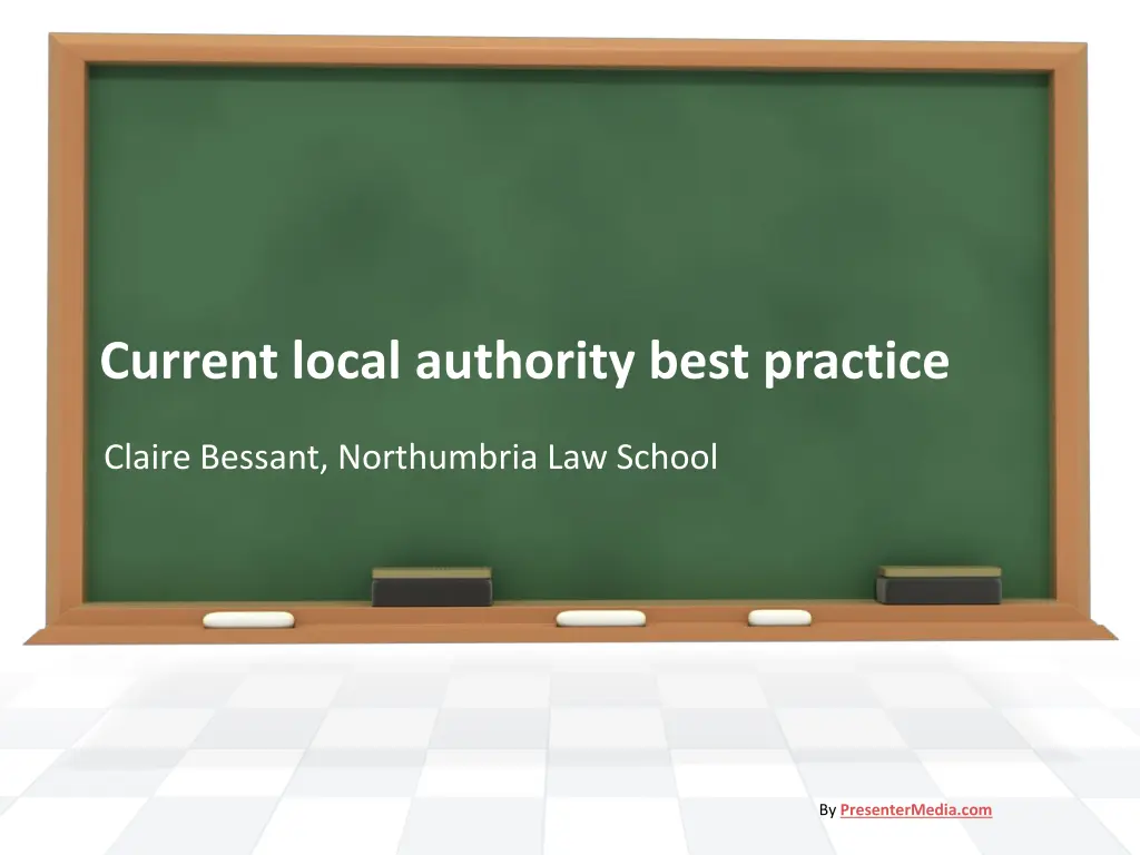 current local authority best practice