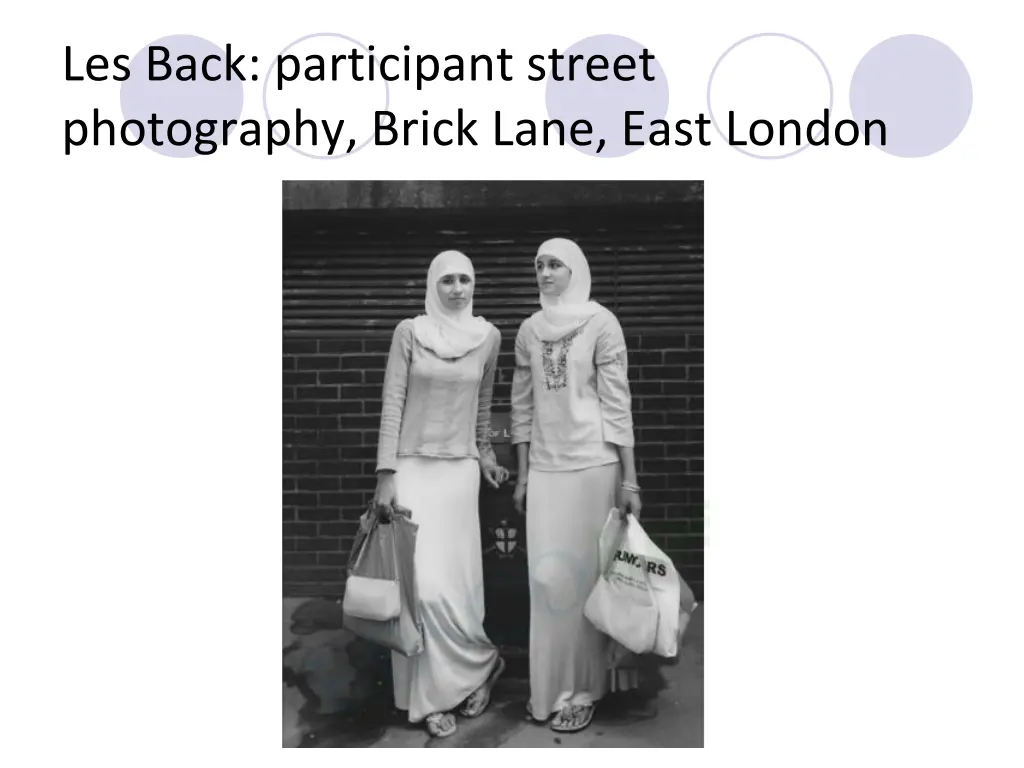 les back participant street photography brick