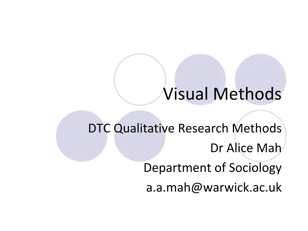 visual methods