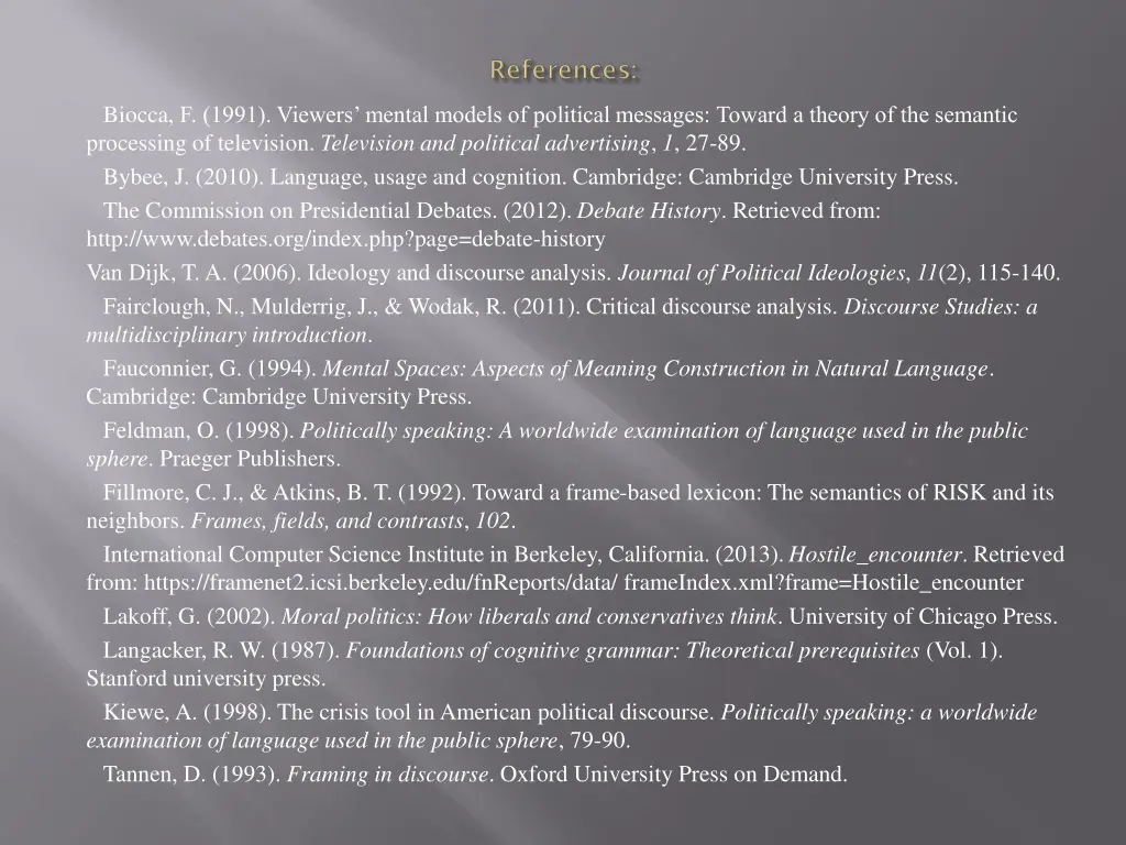 biocca f 1991 viewers mental models of political