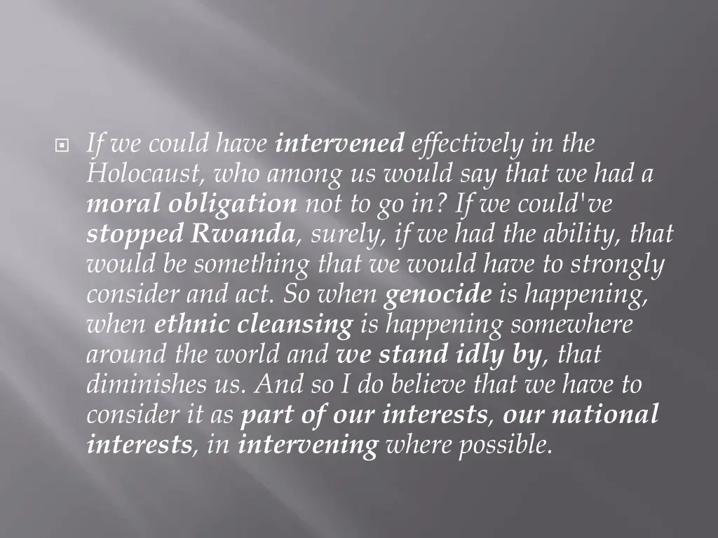 if we could have intervened effectively