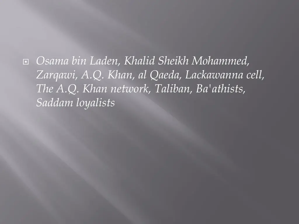 osama bin laden khalid sheikh mohammed zarqawi