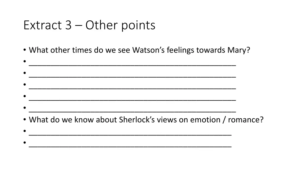 extract 3 other points