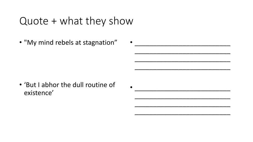 quote what they show