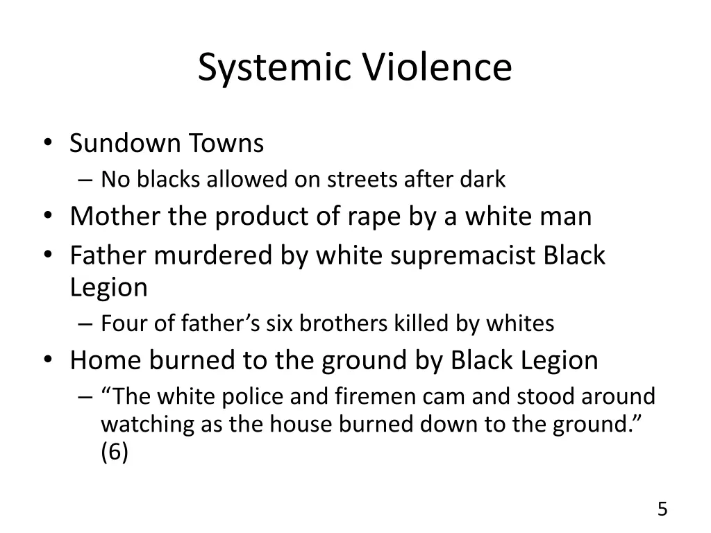 systemic violence 1