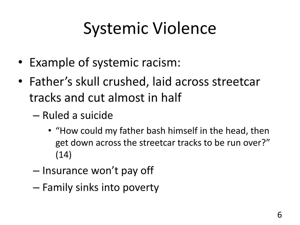 systemic violence 2