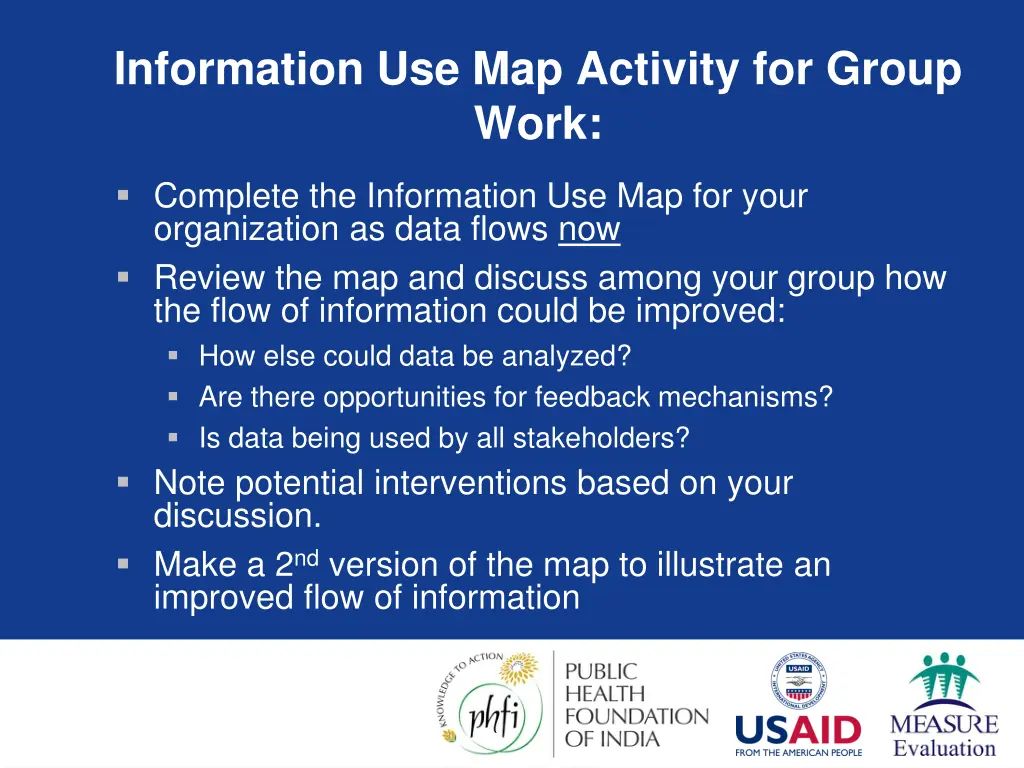 information use map activity for group work