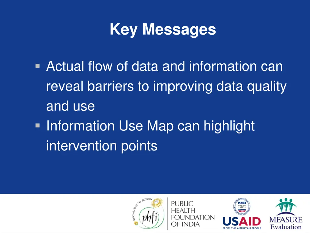 key messages