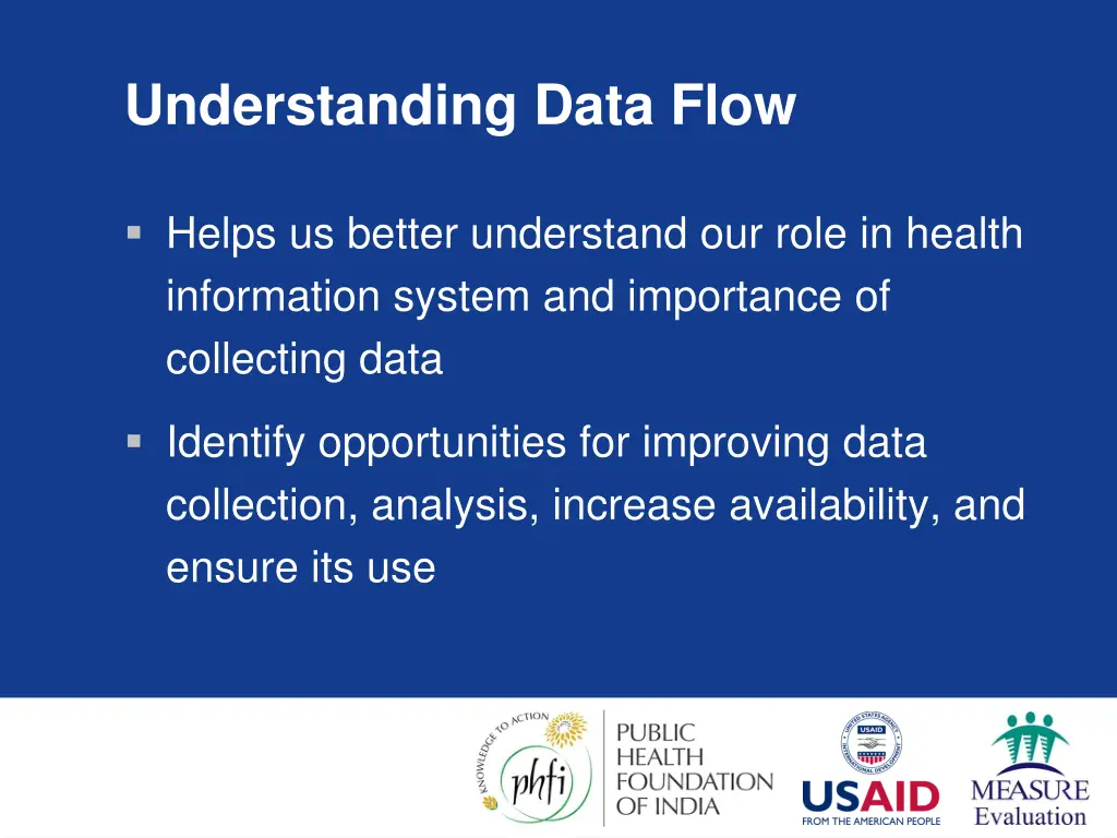 understanding data flow