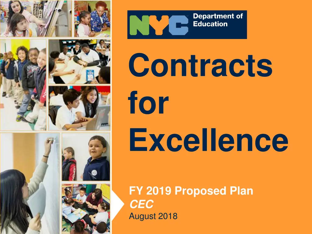 contracts for excellence for excellence
