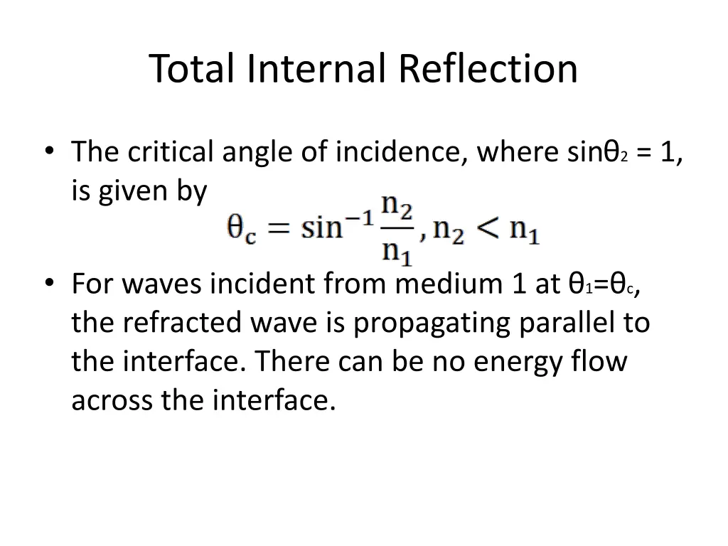 total internal reflection 1