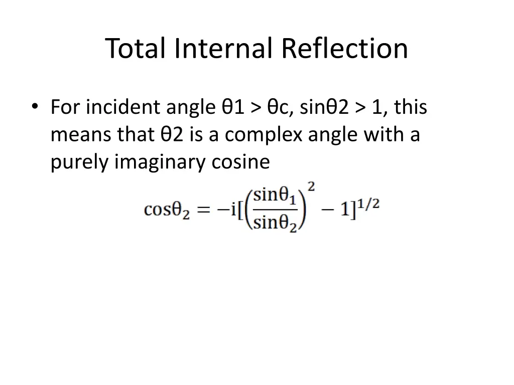 total internal reflection 2