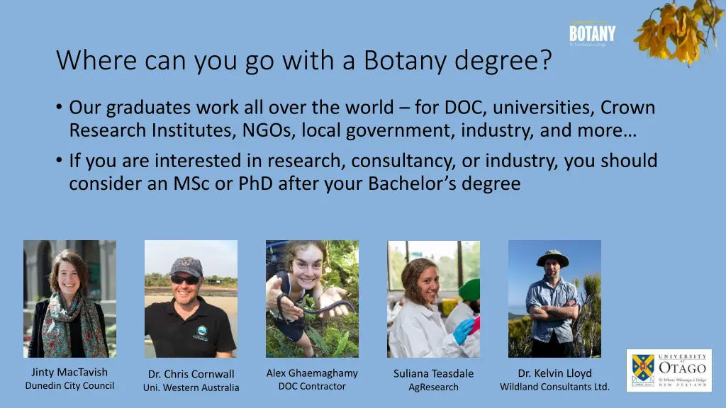where can you go with a botany degree